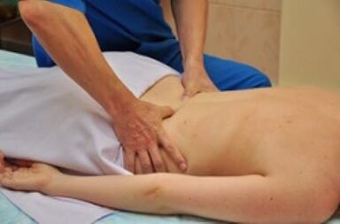Masaje lumbar osteochondrosis tratamenduan